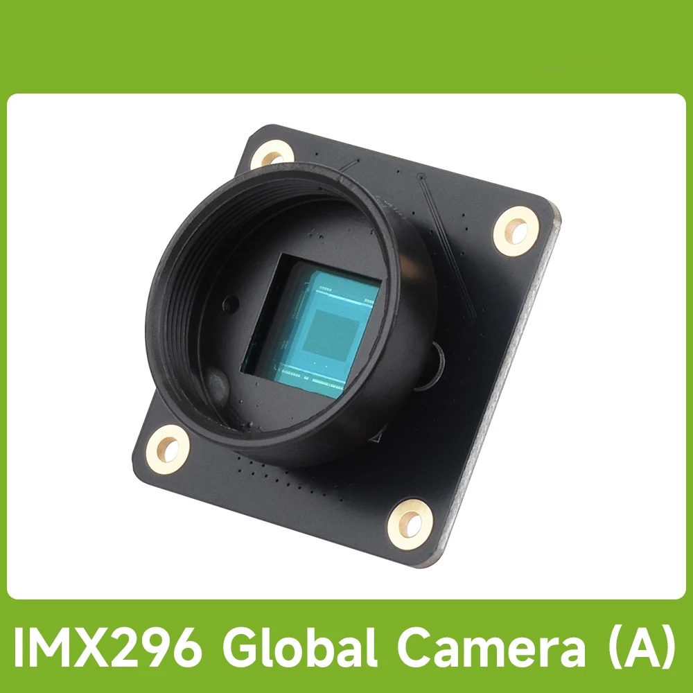 Raspberry Pi Global Shutter Camera Imx296 - Raspberry Pi用 Waveshare IMX296 グローバルシャッターカメラモジュール（A）、IMX296センサー、1.6MP、高速モーション撮影用。