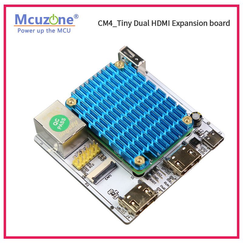 Rpi cm4_tiny拡張ボード,デュアルhdmi,gig - Raspberry Pi Compute Module 4 Dual Camera Board のレビューと価格